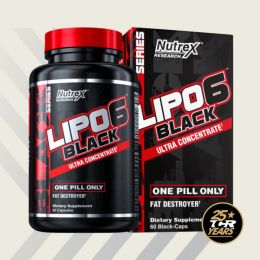 Lipo-6® Black Nutrex® UC - 60 Caps. - Fat Destroyer